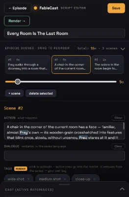 FableFlow Script Editor